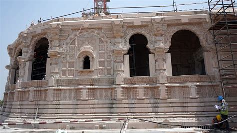 Ground floor of Ram Temple in Ayodhya in final stages of construction ...