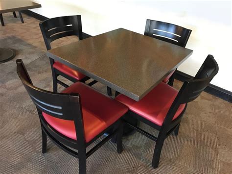 Square Breakroom Table with 4 Chairs - Office Solutions Inc