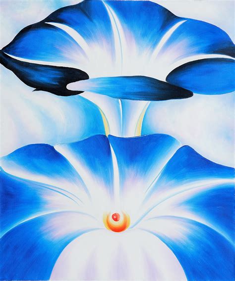 Morning Glories by Georgia O'Keefe | Georgia o keeffe paintings, O ...