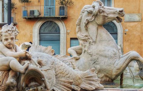 Bernini's Fountain of the Four Rivers in Piazza Navona - Through ...