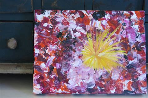 Acrylic Painting Sunburst | Etsy