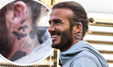 David Beckham unveils fifth new tattoo this year | Daily Mail Online