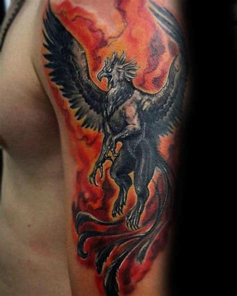 70 Griffin Tattoo Designs for Men [2024 Inspiration Guide] | Griffin ...