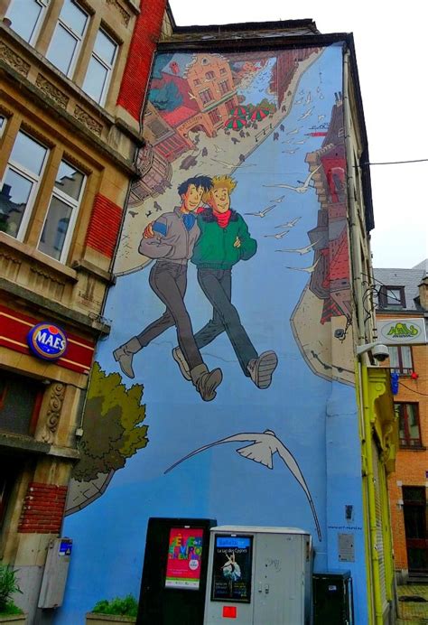 Brussels Street Art - Comics to Music Icons * The World As I See It