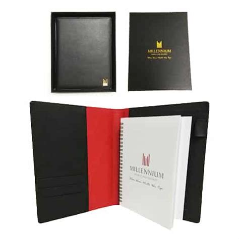 A5 Leather Folder with Notebook - Corporate Gifts Singapore | Gifts ...