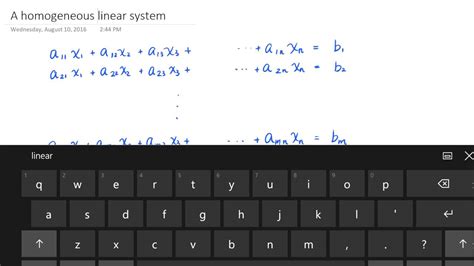 What is a homogeneous linear system? The definition. - YouTube