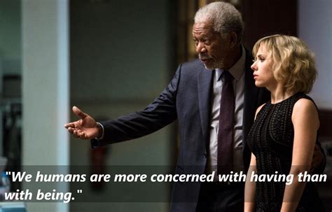 Lucy (2014) Morgan Freeman as Professor Norman https://www.facebook.com ...