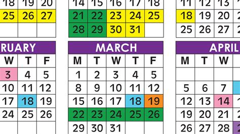 Official 2020/21 Broward County Public Schools Color Calendar ...