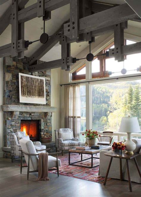 Ski lodge style mountain home blending rustic and modern details in Utah