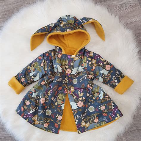 Bunny Jacket Girls Clothing Baby Girl Gift Bunny Coat - Etsy