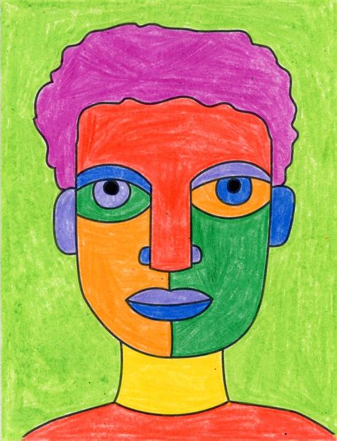 How To Draw an Abstract Self Portrait · Art Projects for Kids