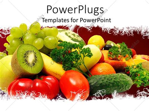 Healthy Food Powerpoint Template - Riset