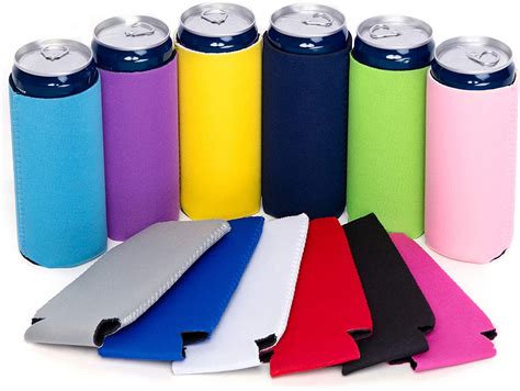 TahoeBay Knit Polyester Fabric & Polyurethane Foam Bulk Koozies, 25-Count