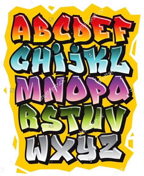 21+ Graffiti Alphabet Styles - Free PSD, EPS Format Download | Graffiti ...