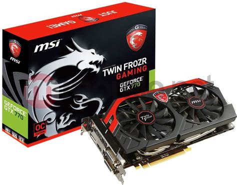 MSI GeForce GTX 770, 4GB DDR5 (256 Bit), HDMI, DP, DVI (N770 TF 4GD5/OC ...