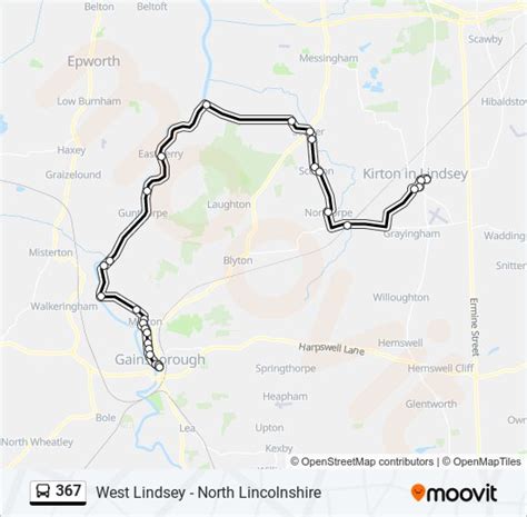 367 Route: Schedules, Stops & Maps - Gainsborough (Updated)