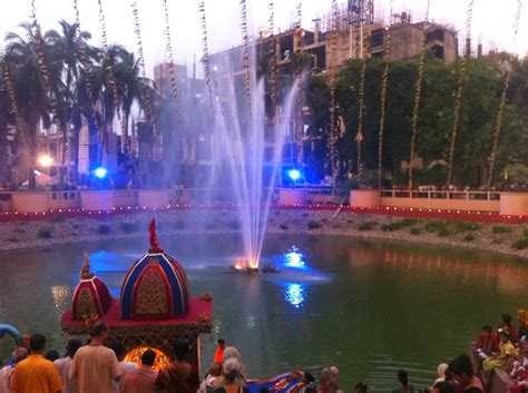 Boat Festival Panorama - Temple of the Vedic Planetarium