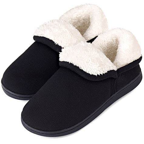 VONMAY Women's Fuzzy Slippers Boots Memory Foam Booties House Shoes ...