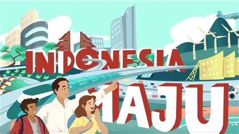 BERSAMA MENUJU INDONESIA MAJU | Pelajaran seni, Ilustrasi poster, Indonesia