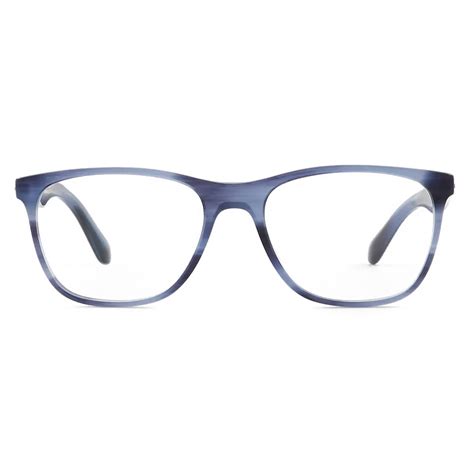 Giorgio Armani - Rectangular Optical Glasses - Blue - Optical Glasses ...