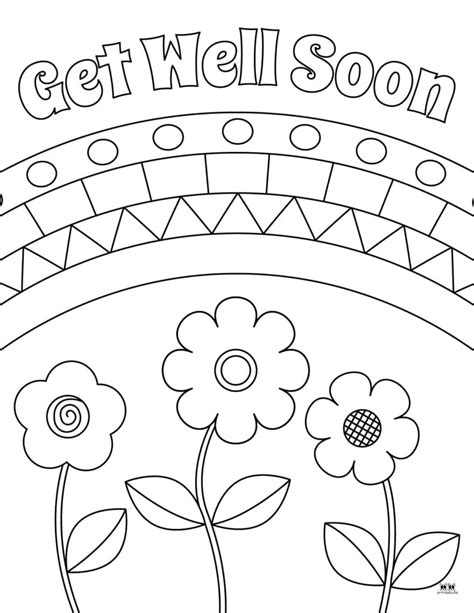 Get Well Printable Coloring Pages