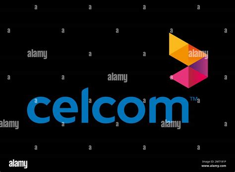 Celcom, Logo, Black background Stock Photo - Alamy