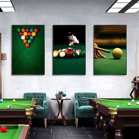 Modern Billiards HD Pictures Snooker Canvas Painting Wall Art Sports ...