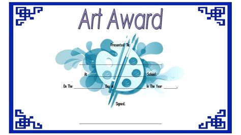 Free Art Award Certificate Templates Editable [10+ ELEGANT DESIGNS ...