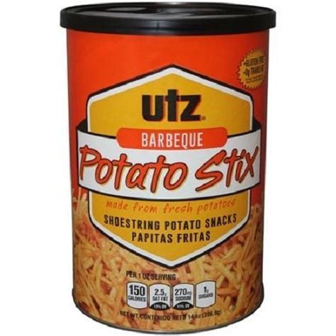 Utz Potato Stix, BBQ Flavor, 14 oz Canister | Pricepulse