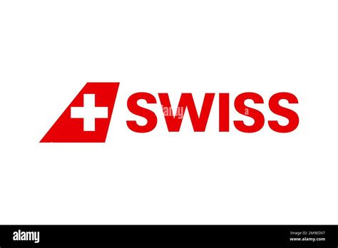 Swiss Global Air Lines, Logo, White background Stock Photo - Alamy