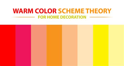 Warm Color Scheme Theory for Home Decoration