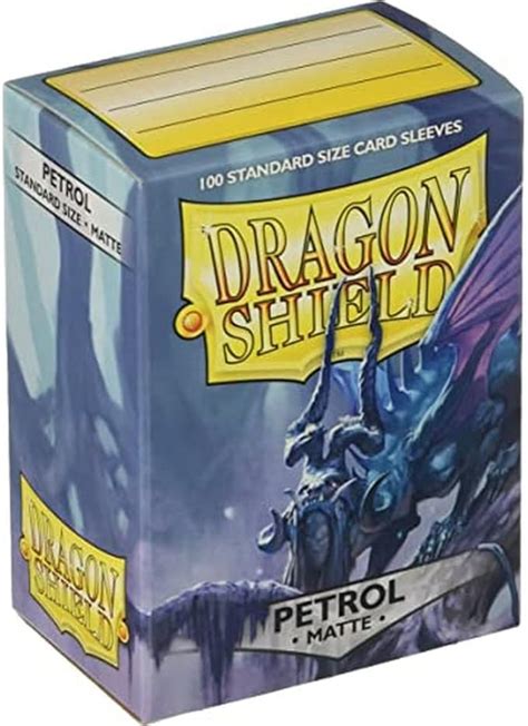 Dragon Shield Standard Size Sleeves – Matte Petrol 100CT - Card Sleeves ...