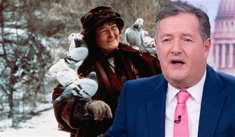 Piers Morgan forced to convince viewers that he is not 'the pigeon lady ...