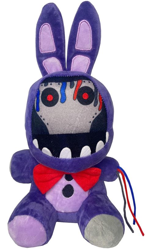 Buy Plush Toy Withered Purple Bunny Fan Made Teddy Bear Bonnie Plush ...