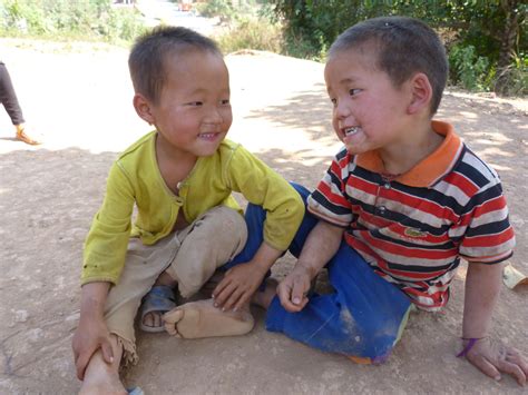 Laos village, local boys, children. | Laos, Children, Travel