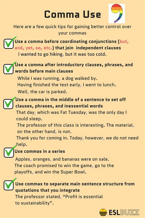 8 Rules for Using Commas Correctly! | Essay writing skills, English ...