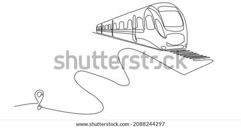 Train Outline Drawing