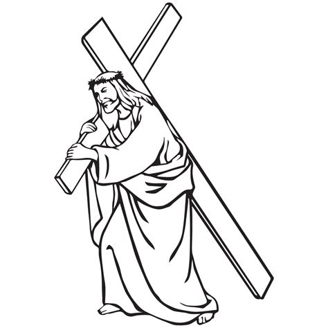 free clipart jesus carrying cross 10 free Cliparts | Download images on ...