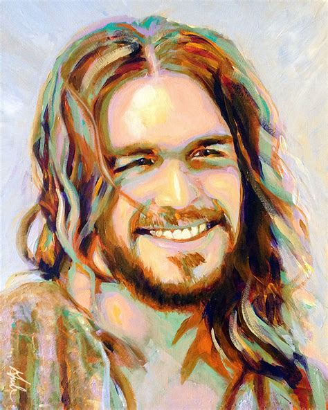 Yeshua - 16" x 20" acrylic on canvas by Steve Gamba | Jesus painting ...