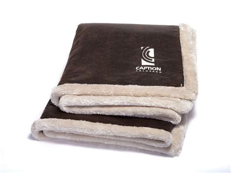 Thick Warm Custom Logo Printed Wool Sherpa Blanket | Cheap throw ...