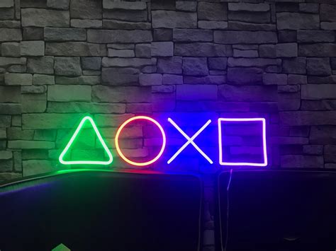 Playstation LED Neon Sign Custom Neon Light Flex Led Neon | Etsy