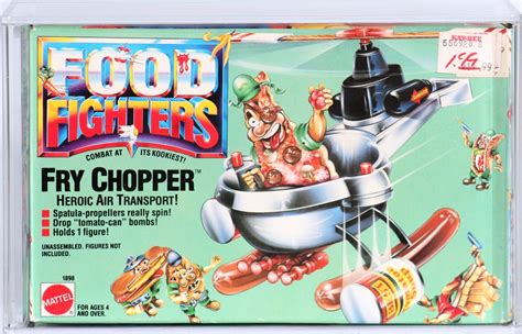 1988 Mattel Food Fighters Boxed Vehicle - Fry Chopper