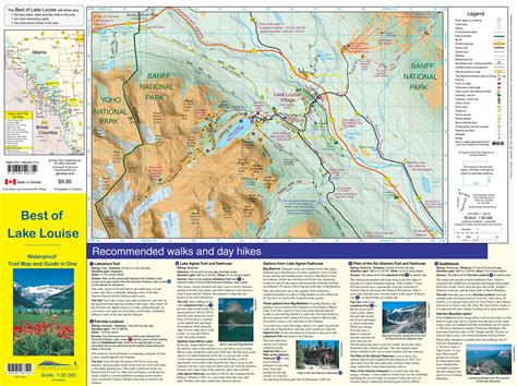 Lake Louise Hiking Trail Map