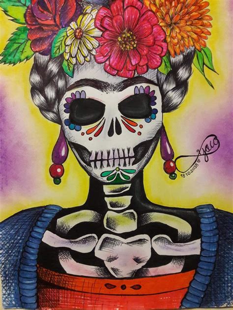 Calavera literaria dedicada a FRIDA KAHLO | SAVINARTE | Frida kahlo ...