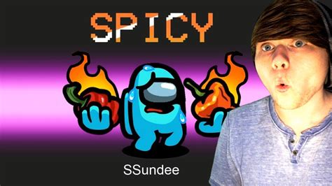 SPICY IMPOSTER Mod in Among Us @SSundee REACTION! - YouTube