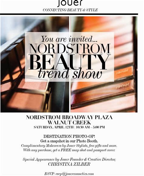 Savvy in San Francisco: Savvy Events: Jouer & Nordstrom Beauty Trend Show