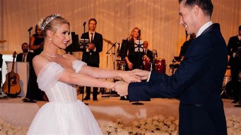 A closer look at Paris Hilton's 7 spectacular wedding dresses | Vogue ...