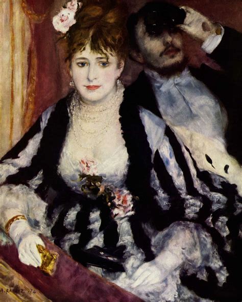 La Loge, 1874 by Pierre Auguste Renoir