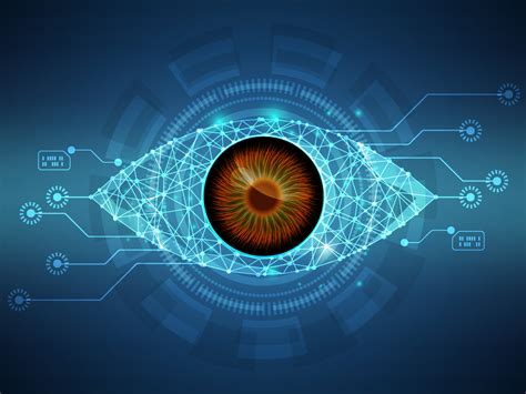 abstract eye futuristic technology background 4248966 Vector Art at ...