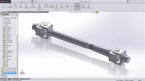 Solidworks Tutorial Series : Propeller shaft - YouTube